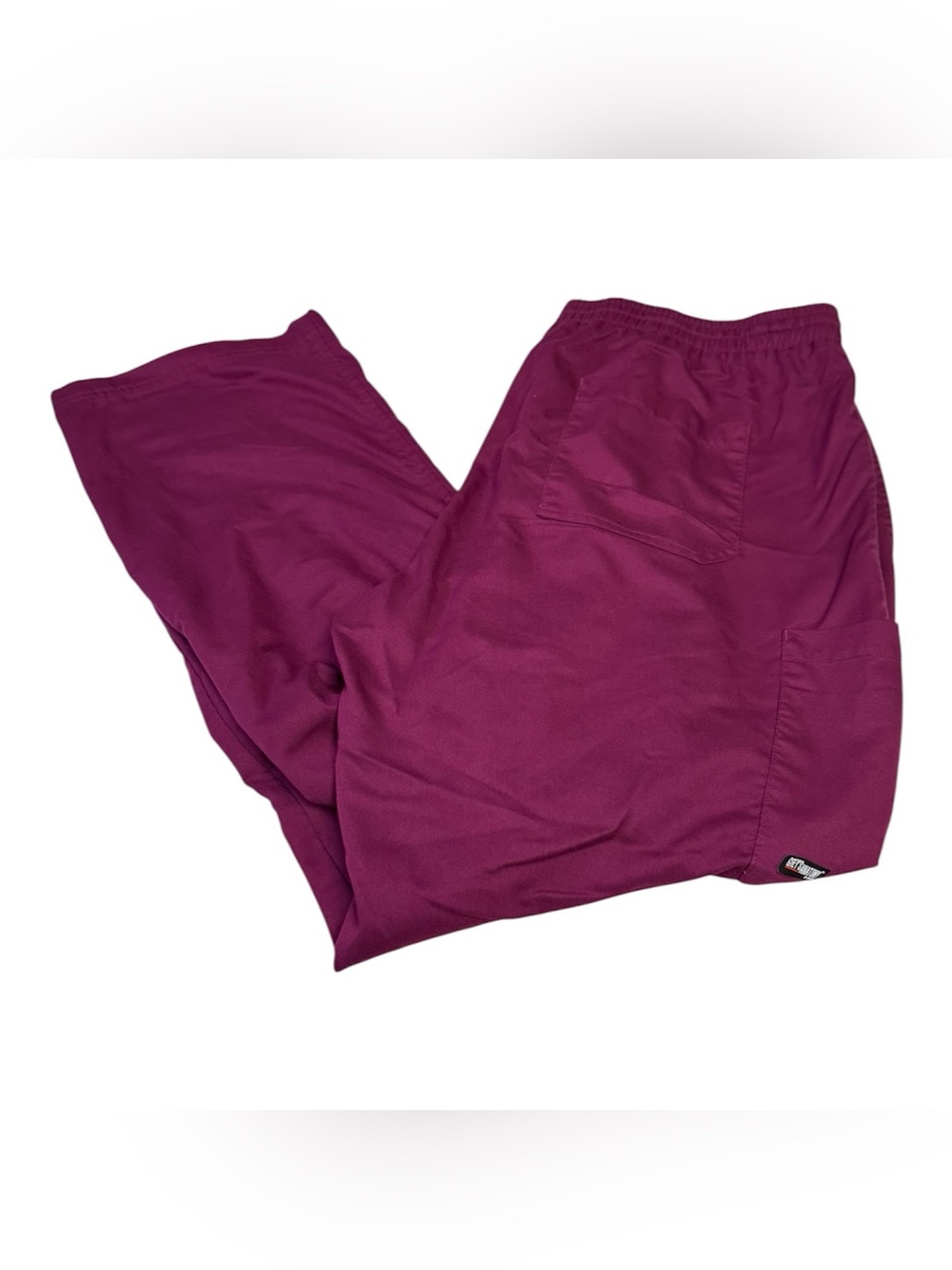 Grey's Anatomy Mens scrub pants in Berry Plum size XL cargo style